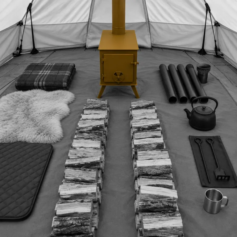 How a tent wood heater transforms luxury tent stays into true winter sanctuaries