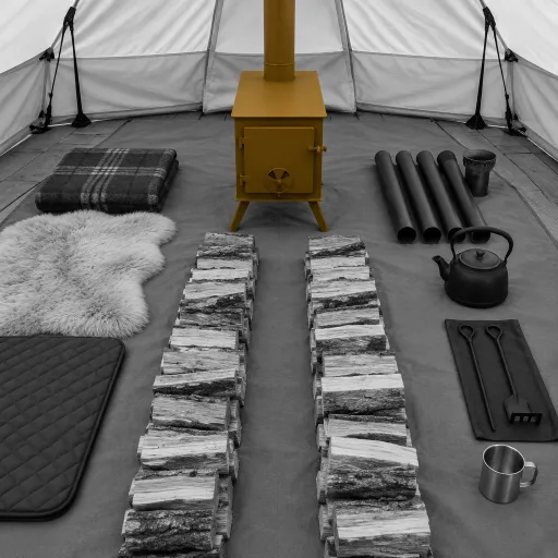 How a tent wood heater transforms luxury tent stays into true winter sanctuaries