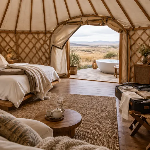 What is a yurt stay like in luxury travel today