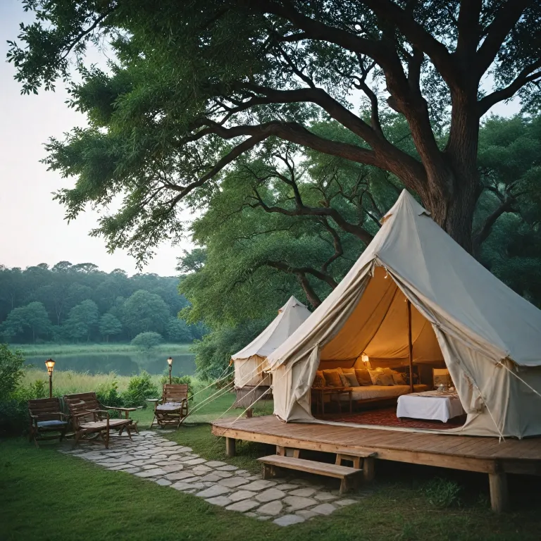 Premium tent accommodation: the art of luxury glamping in nature