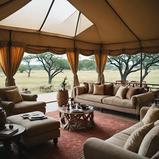 Exclusive tented villas booking: elevate your safari experience with luxury tented suites