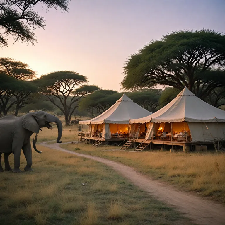 Luxury tented lodges in Africa: immersive safari experiences in the wild
