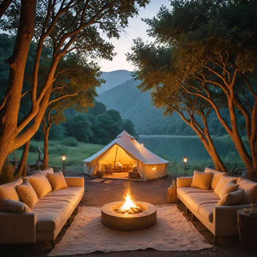 Romantic escapes: luxury tents for couples seeking elegance and adventure