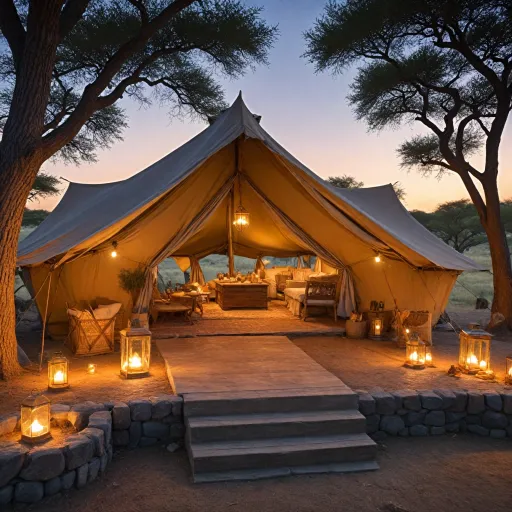 Luxury tented accommodation in South Africa: An immersive safari experience