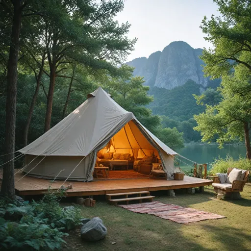 Family luxury tent accommodation: elevate your outdoor experience with premium glamping tents