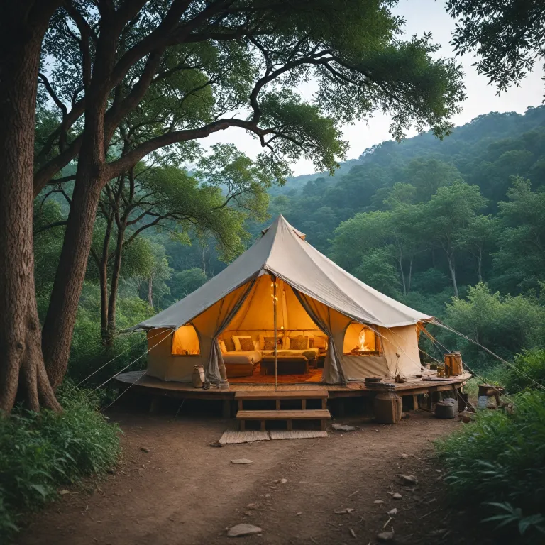 Eco-friendly luxury tents: sustainable comfort and design for premium glamping experiences