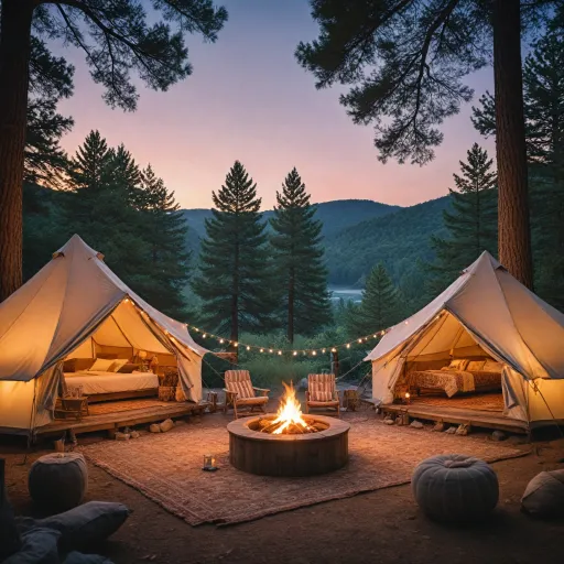 Premium glamping booking platform: elevate your luxury tent experience