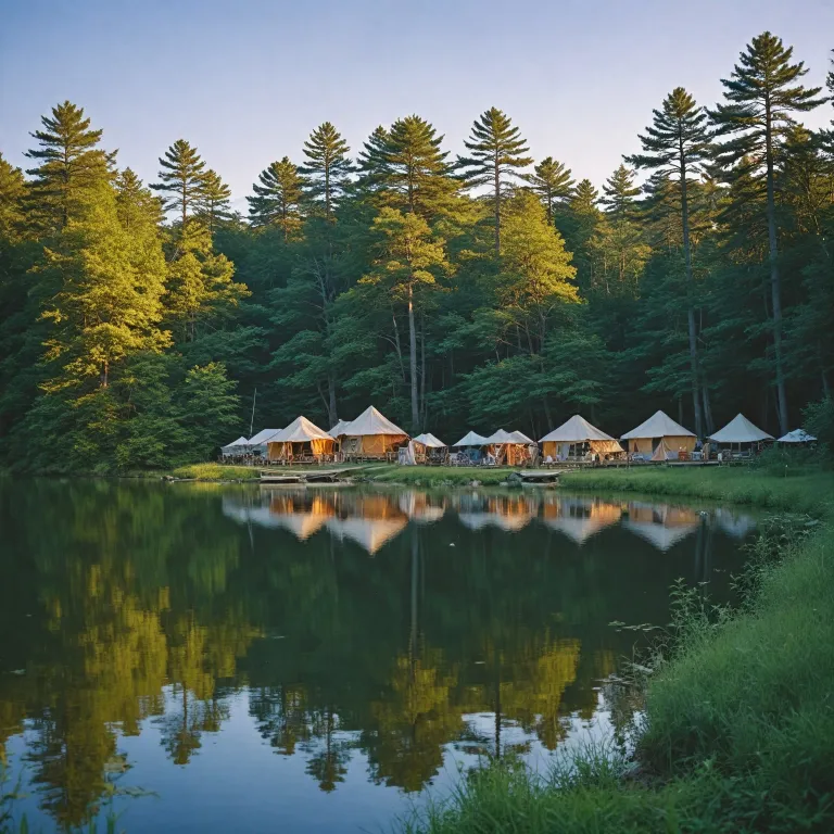 Lake George glamping: premium tent stays and riverside retreats in the Adirondack park