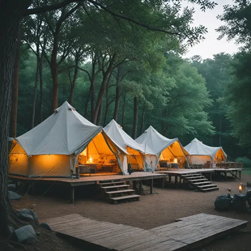 Elevating outdoor escapes: luxurious tents for camping redefined