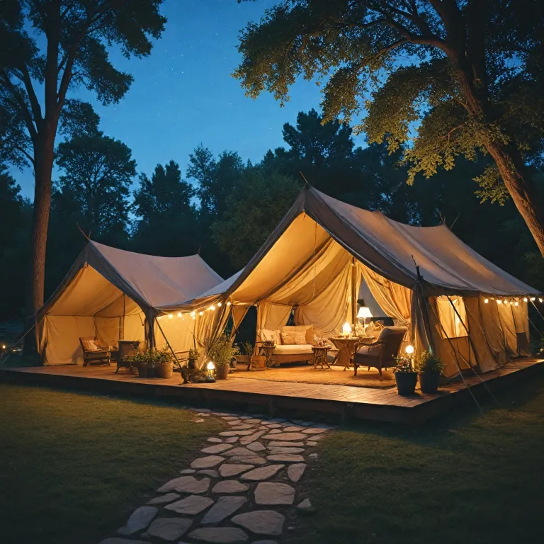 Luxury tents for glamping: elevate your outdoor experience with premium accommodations
