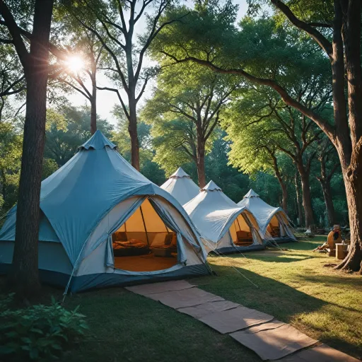 Elevating outdoor stays: the world of luxury inflatable camping tents