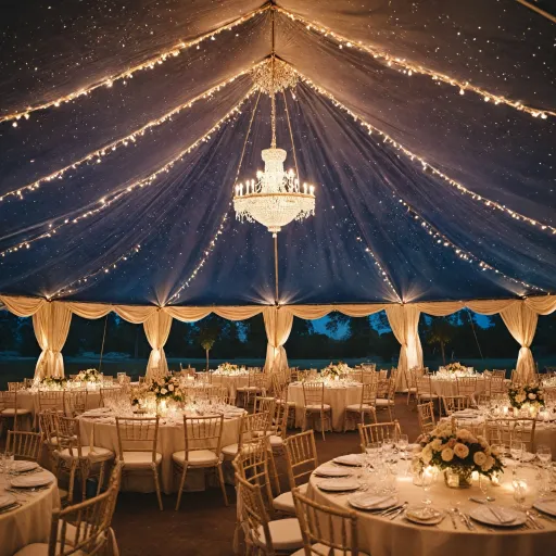 Luxury wedding tent experiences: crafting elegant outdoor venues for unforgettable events