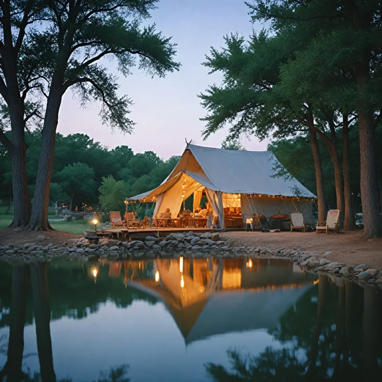 Glamping near Dallas TX: luxury tents, lakeside escapes, and premium outdoor stays