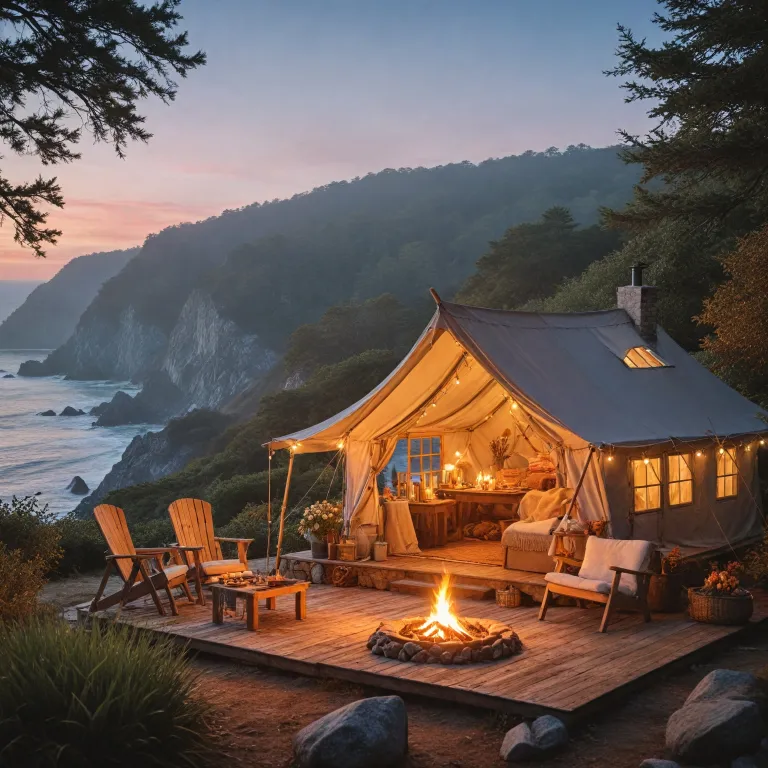 Romantic getaways in New England: luxury tents, coastal inns, and mountain retreats
