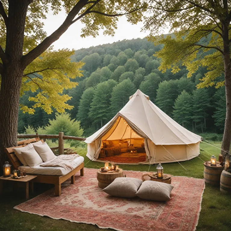 An intimate romantic vacation in Vermont’s most charming tented retreats