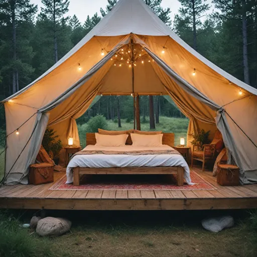 Mastering tent guy lines for luxurious tent stays