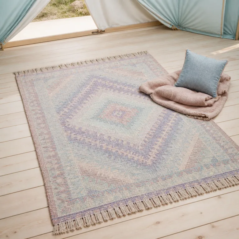 How a refined tent rug transforms your luxury tent stay