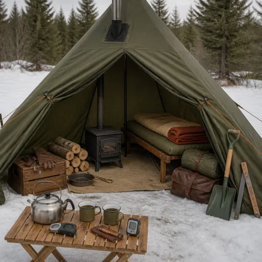What a hot tent really is and how it reshapes luxury winter camping