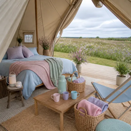 Glamping accessories that transform a luxury tent stay