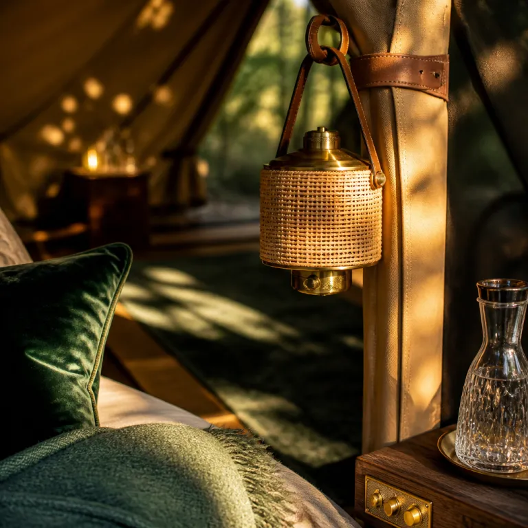 How refined tent lighting transforms luxury camping into a five star experience