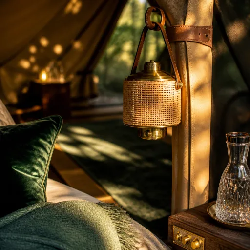 How refined tent lighting transforms luxury camping into a five star experience