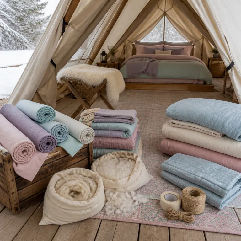How to keep a luxury tent warm for an elegant winter stay