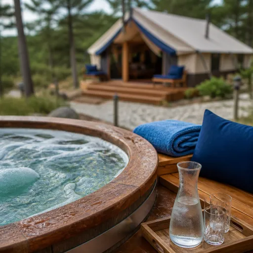 Glamping and hot tub retreats for an elevated luxury tent stay